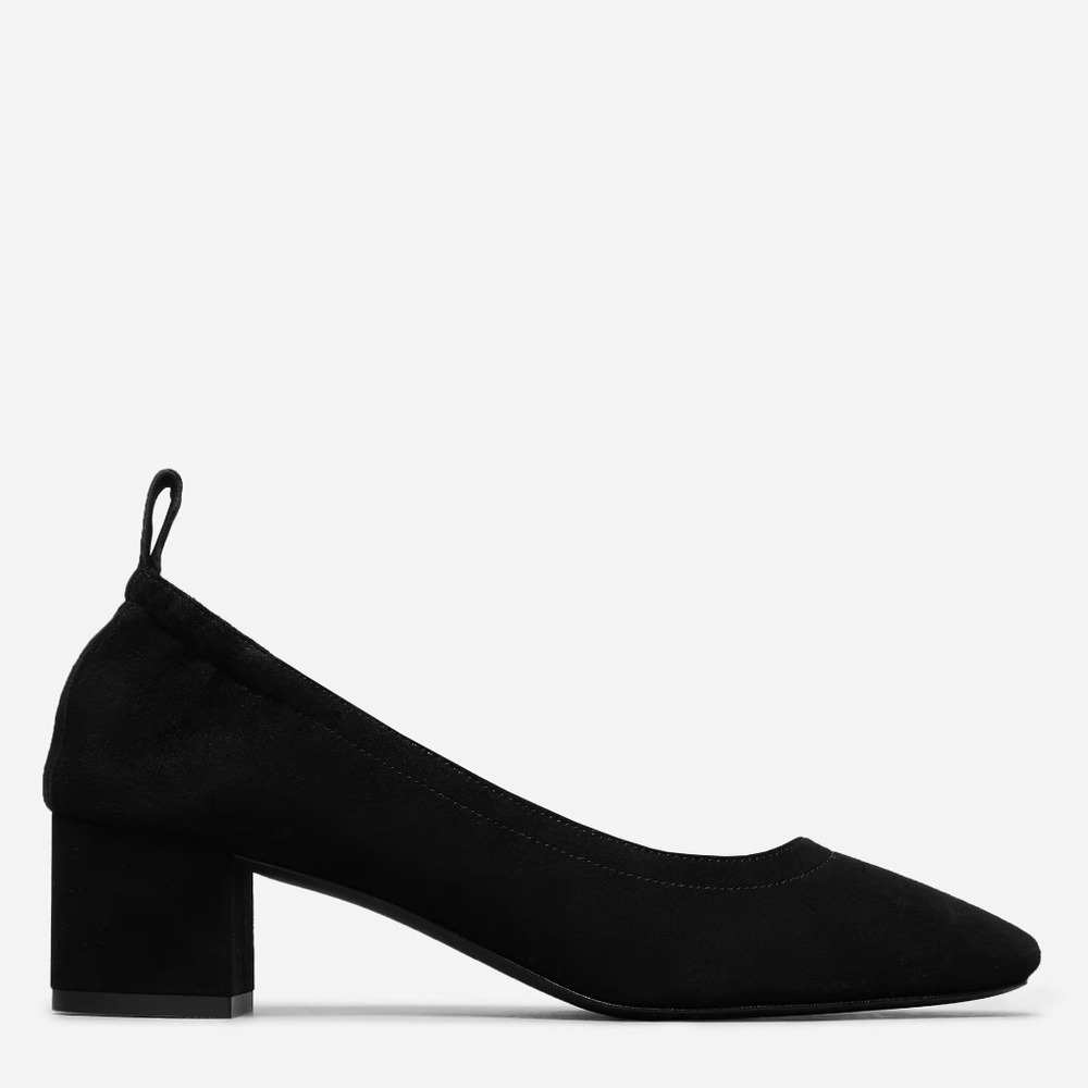 Suede Navy Day Heel